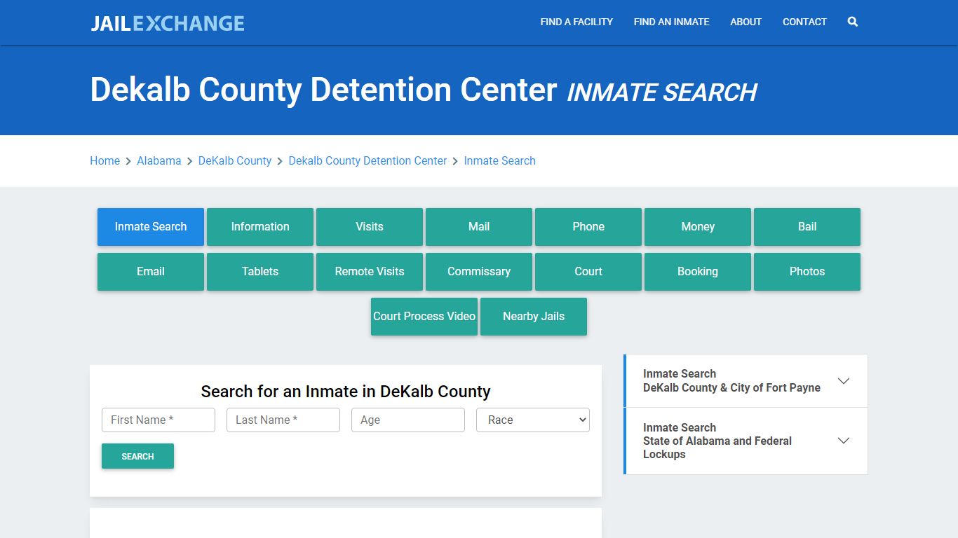 Dekalb County Detention Center Inmate Search - Jail Exchange